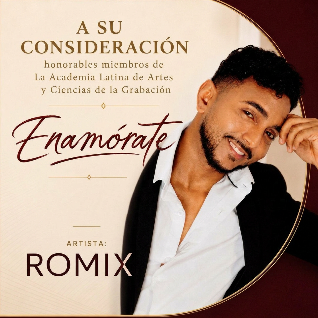 Romix — retrato oficial campaña Enamórate
